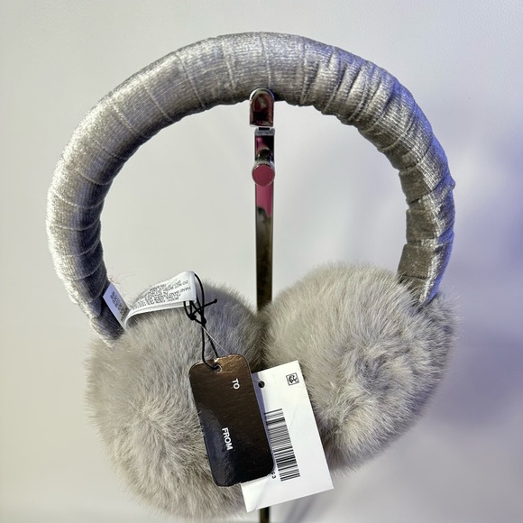 ON 34th Accessories - 4/$25**NEW ON 34th Women's Faux Fur with Velvet Band Earmuffs (O/S,Grey) no box